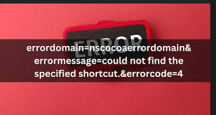 Errordomain=nscocoaerrordomain&errormessage=could not find the specified shortcut.&errorcode=4