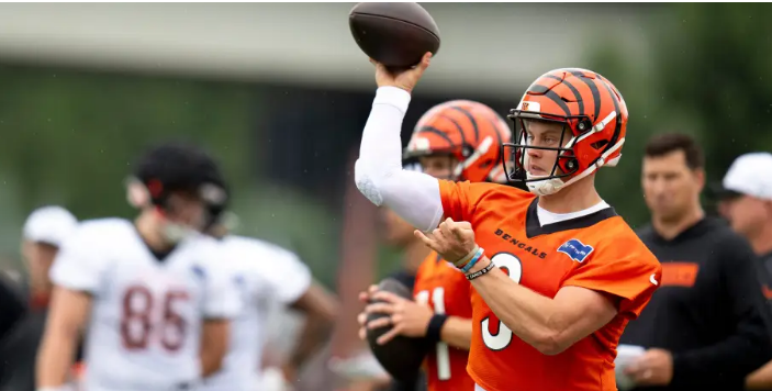 “Bengals Training Camp Sparks Optimism: Joe Burrow’s Recovery and Favorable Schedule Set the Stage for a Contending Season”